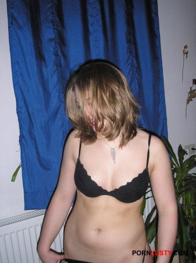 Free porn pics of young fresh amateur teen in black lingerie 11 of 52 pics