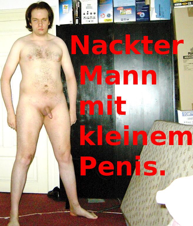 Free porn pics of Sexuell erregter nackter Mann mit kleinem Penis 4 of 6 pics