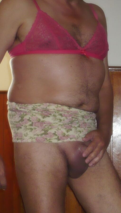 Free porn pics of JB cuck showing skirt, bra an very small dick 6 of 17 pics