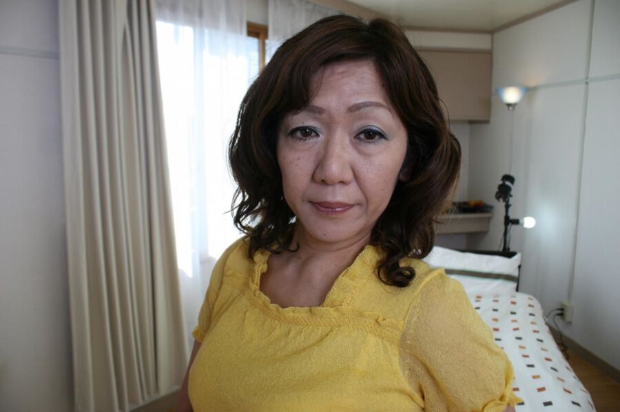 Free porn pics of  Japanese Granny Eriko Nishimura strips, showers, and fucks  9 of 435 pics