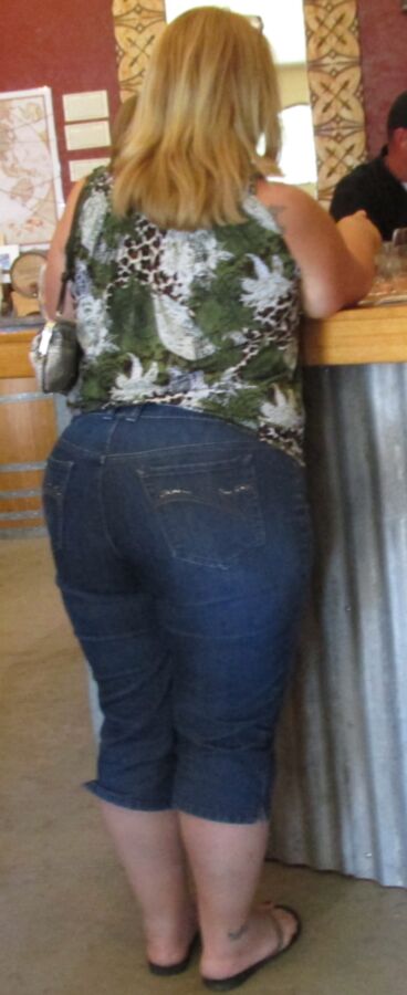 Free porn pics of Big Blue - My favorite candid big butts in jeans 13 of 24 pics