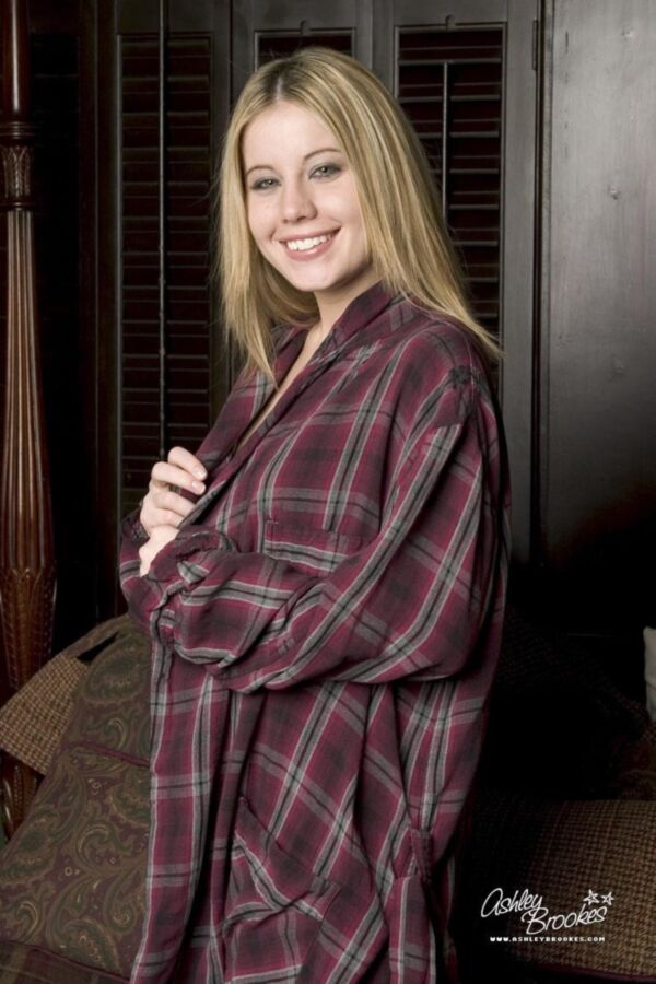 Free porn pics of Ashley Brookes - Flirty in Flanel 7 of 57 pics