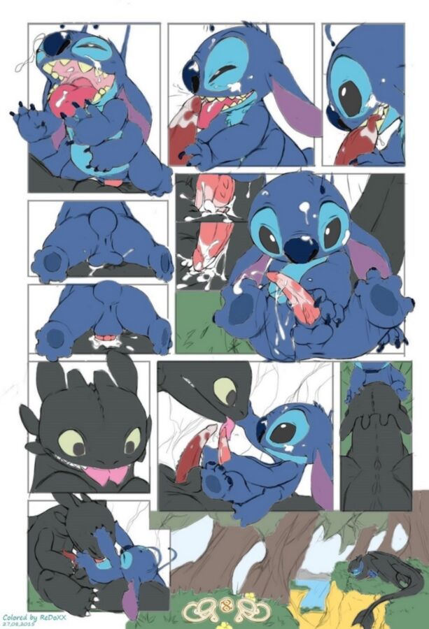 Free porn pics of Stitch vs Toothless Color 9 of 10 pics