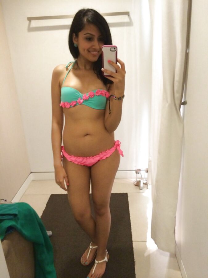 Free porn pics of British Indian lingerie shopping! 11 of 15 pics