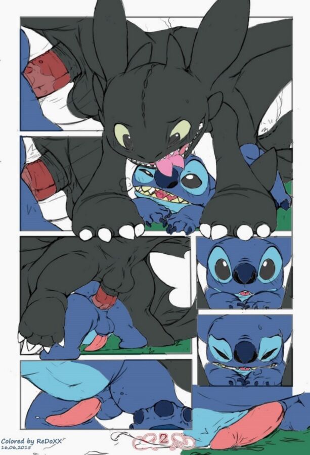Free porn pics of Stitch vs Toothless Color 3 of 10 pics