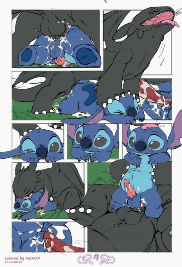 Free porn pics of Stitch vs Toothless Color 5 of 10 pics