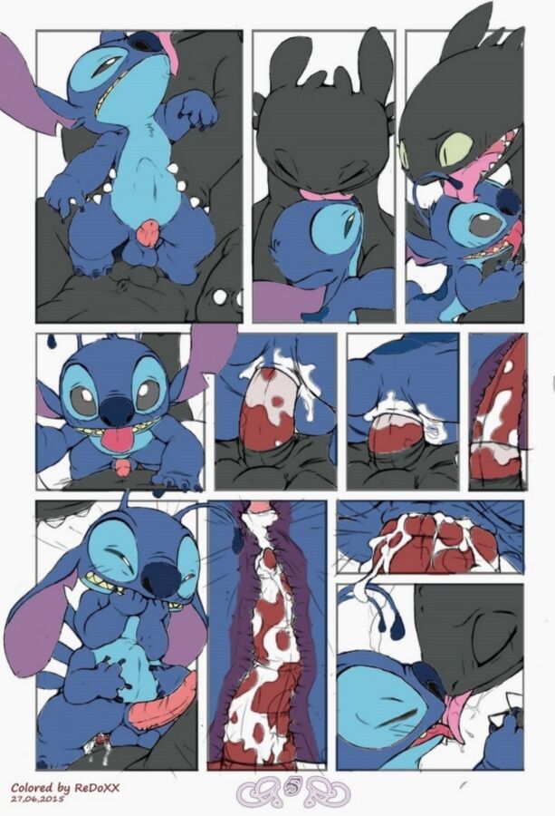 Free porn pics of Stitch vs Toothless Color 6 of 10 pics