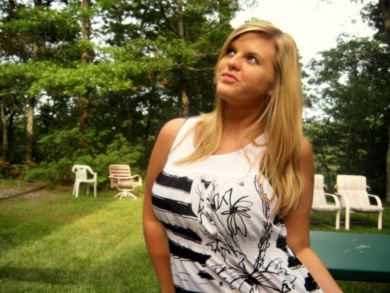 Free porn pics of Big tit blonde teen amateur Kristine 24 of 30 pics