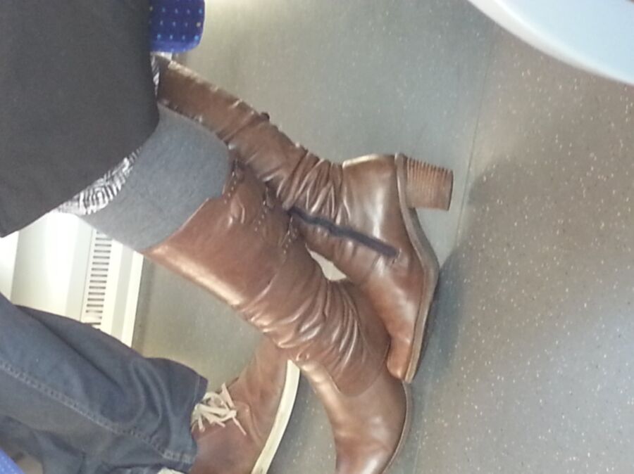Free porn pics of Boots and Nylons in the Train 3 of 50 pics