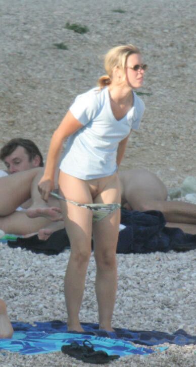 Beach upskirt Voyeur Pussy