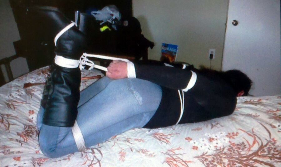 Free porn pics of Me Hogtied 2 of 17 pics