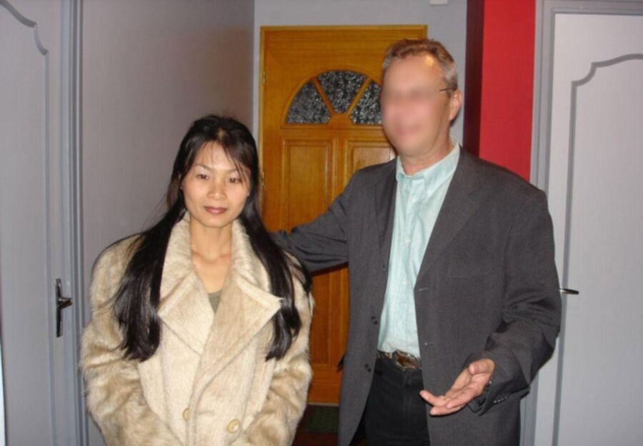 Free porn pics of Husband shares hit hot Asian wife with friends 19 of 28 pics