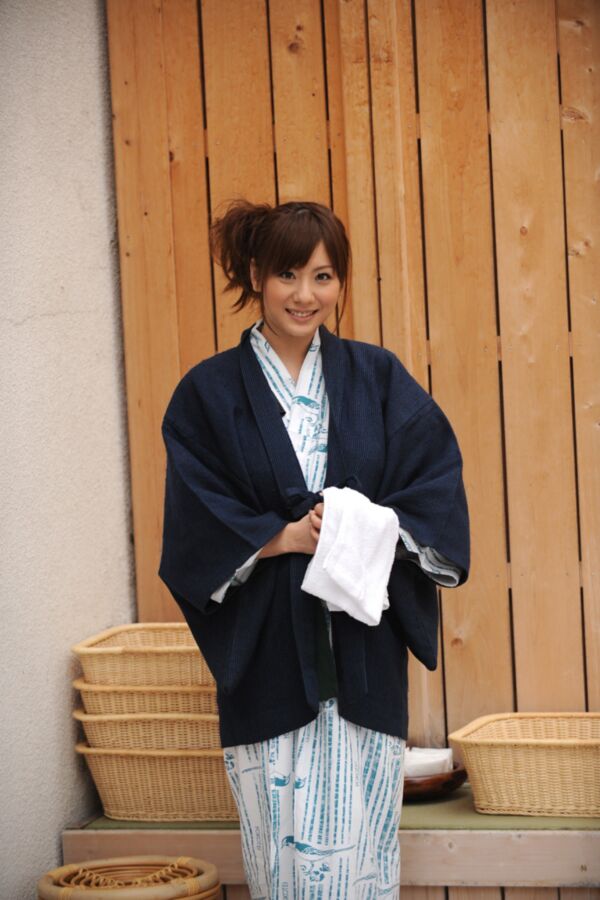 Free porn pics of Yuma Asami shows her Bush in the onsen - Japanese Bath House 3 of 88 pics