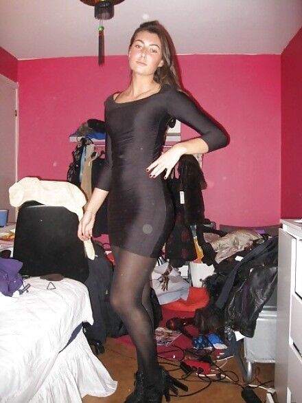 Free porn pics of Girls in black pantyhose 8 of 76 pics