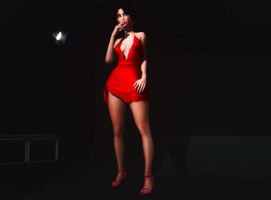 Free porn pics of Passions of Red Dress 8 of 11 pics