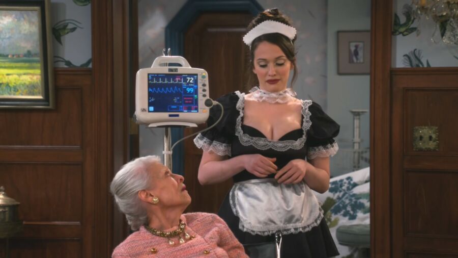 Free porn pics of Kat Dennings - French Maid 6 of 14 pics