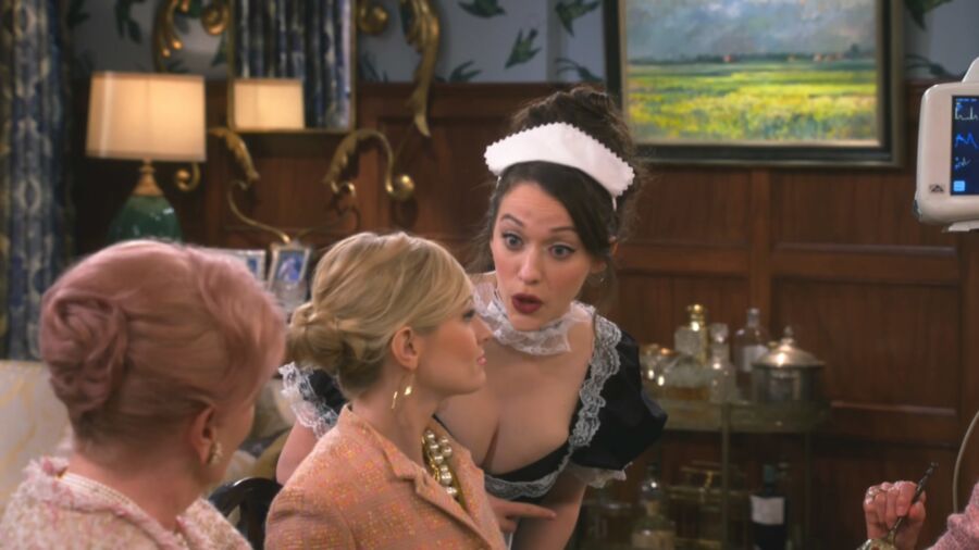 Free porn pics of Kat Dennings - French Maid 11 of 14 pics