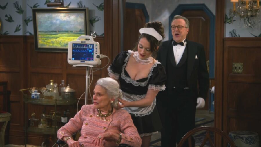 Free porn pics of Kat Dennings - French Maid 4 of 14 pics