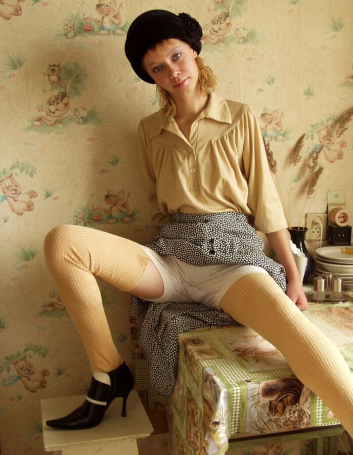 Free porn pics of Hairy Teen in old-fashioned clothes 10 of 101 pics