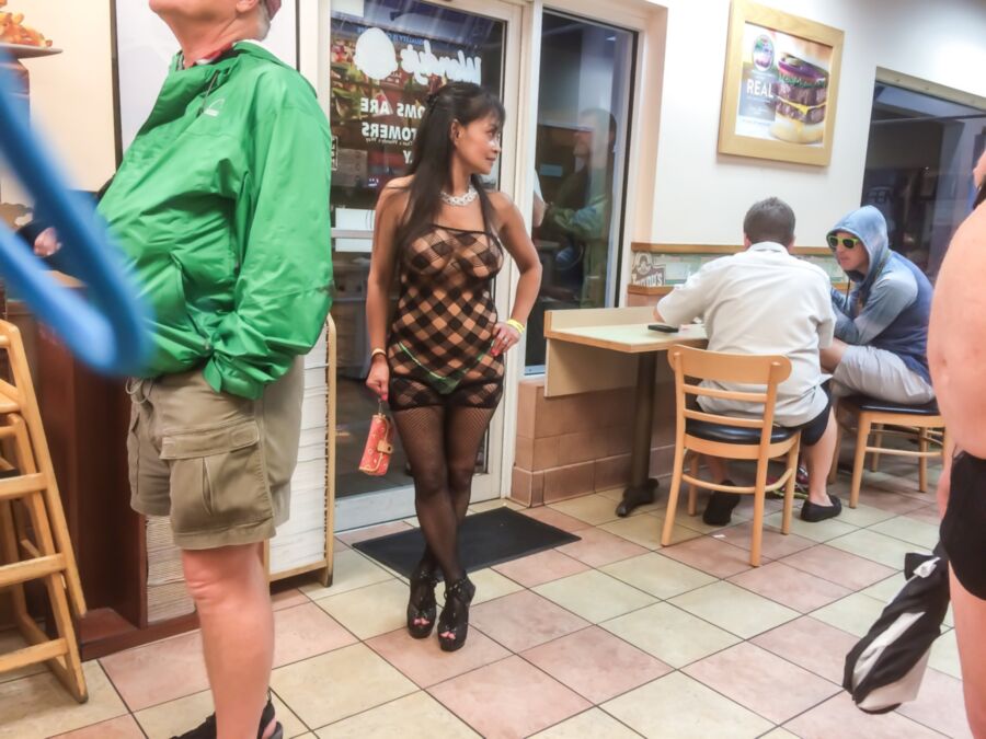 Free porn pics of Transparent and sheer clothes in public 3 of 143 pics