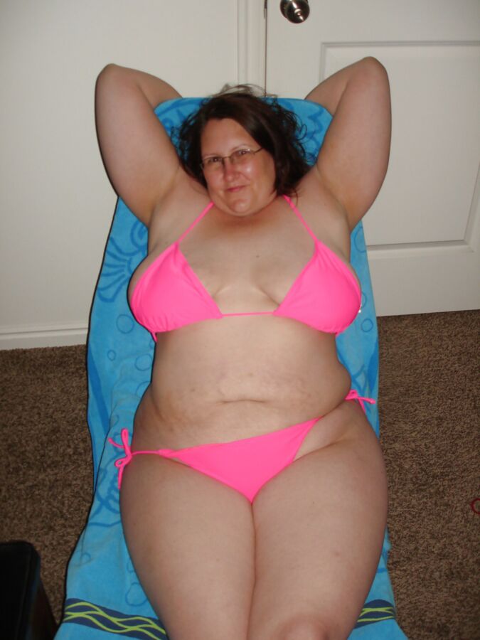 Free porn pics of Auntie Jackie knew I was Dying to Fuck Her in her Pink Bikini 5 of 76 pics