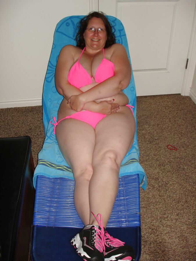 Free porn pics of Auntie Jackie knew I was Dying to Fuck Her in her Pink Bikini 10 of 76 pics