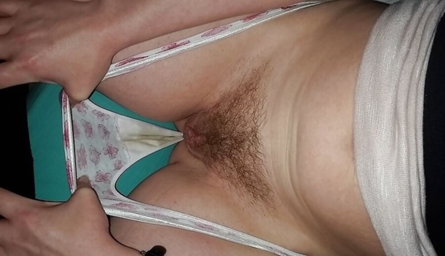 Free porn pics of my sister margaret displaying her cunt-stained panties 4 of 9 pics