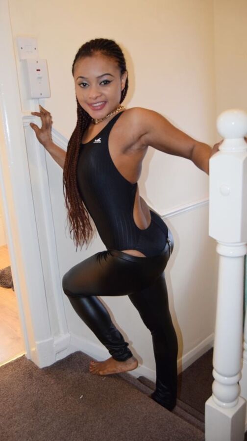Free porn pics of Tamera In Leather Leggings And Swimsuit 6 of 24 pics