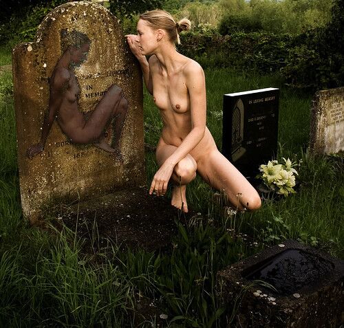 Free porn pics of Showing The Goods In The Cemetery 5 of 30 pics