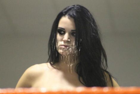 Free porn pics of WWE wrestlng slut Paige blasted with facial bukkake cum 3 of 10 pics