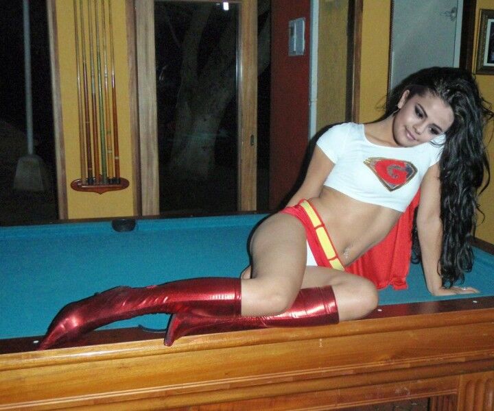 Free porn pics of celeb selena gomez as superheroine SUPERGIRL kryptonite peril 4 of 4 pics