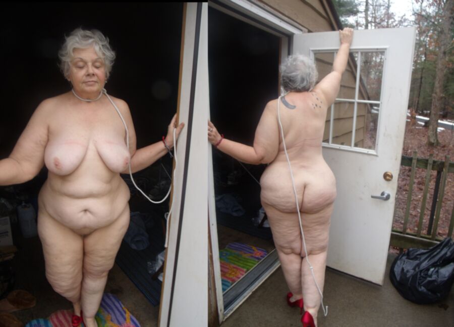 Gemischtrassiger Granny Cosplay Voyeursex