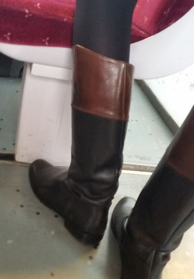 Free porn pics of Nice boots in sreet shot 23 of 24 pics