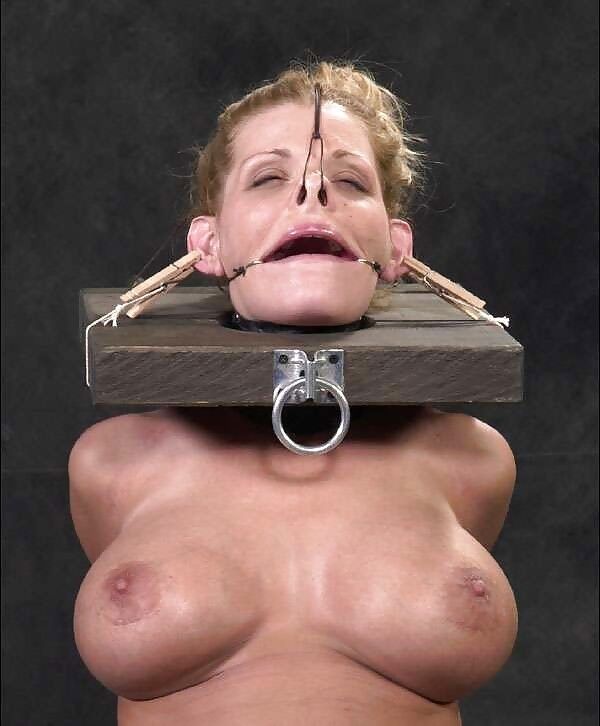 Free porn pics of BDSM nose-hook bondage. 11 of 24 pics