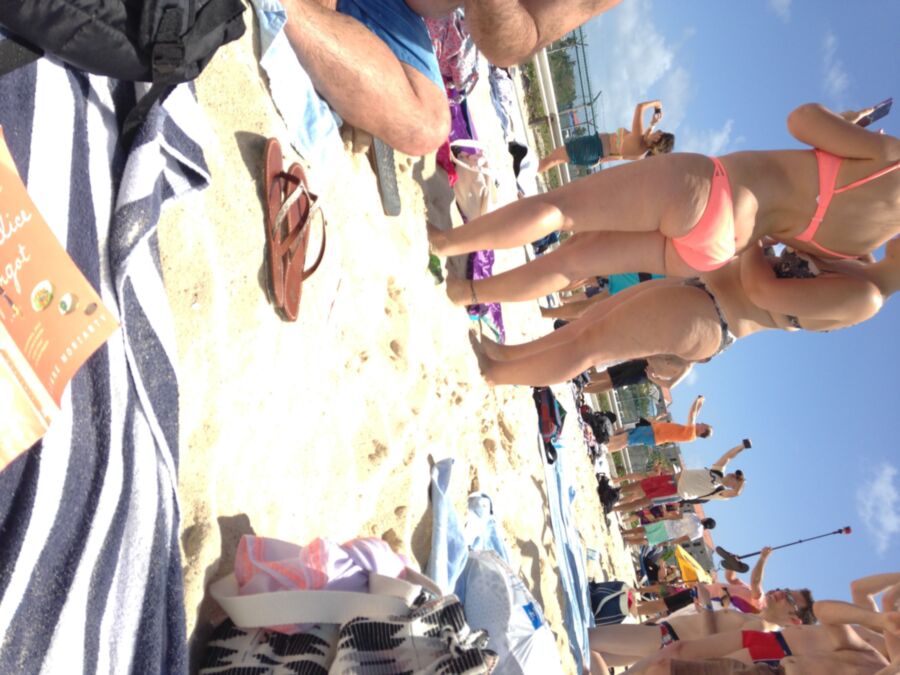 Free porn pics of Beach candid voyeur mostly chubby 1 of 31 pics