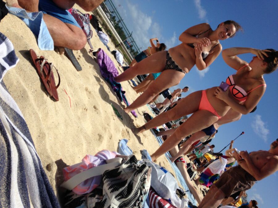 Free porn pics of Beach candid voyeur mostly chubby 5 of 31 pics
