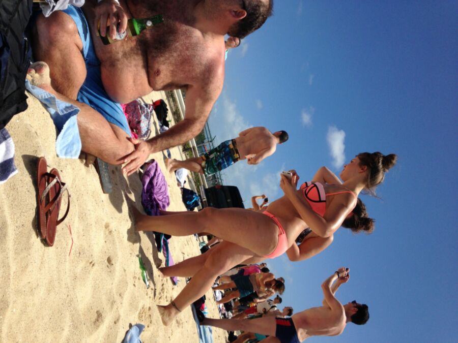 Free porn pics of Beach candid voyeur mostly chubby 7 of 31 pics