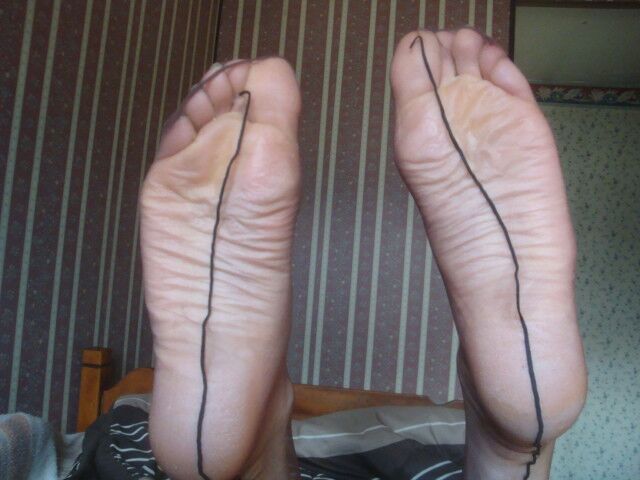 Free porn pics of SMELL MY STINKY STOCKING FEET,,AND JERK OFF ON THEM 10 of 23 pics