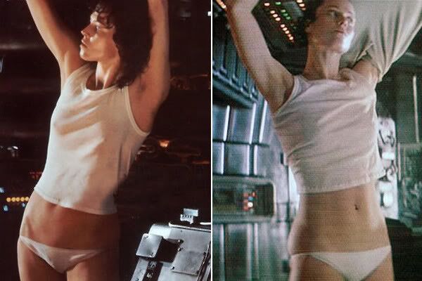 Free porn pics of White panties in the movies-Sigourney Weaver. 6 of 13 pics