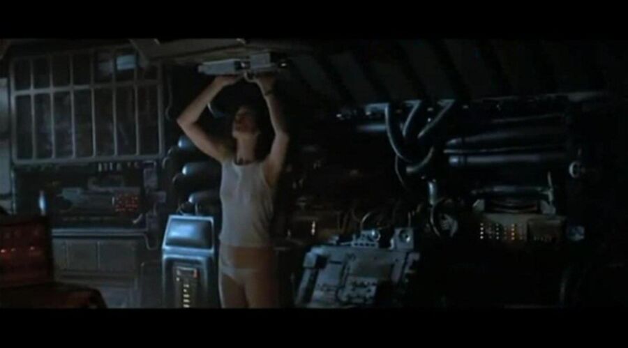 Free porn pics of White panties in the movies-Sigourney Weaver. 1 of 13 pics