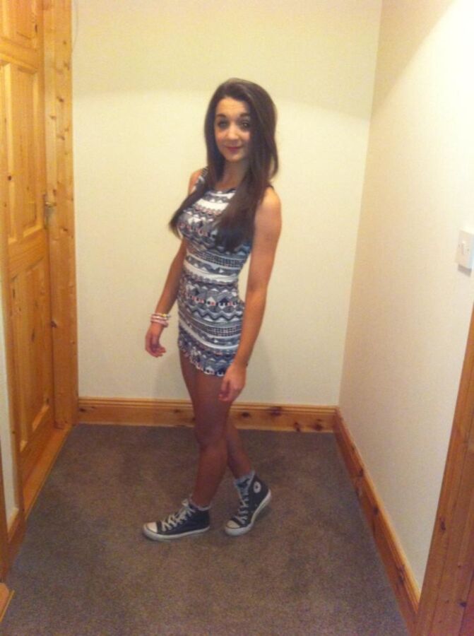 Free porn pics of British Teen Chav poses for your cum - look at the arse! 18 of 25 pics