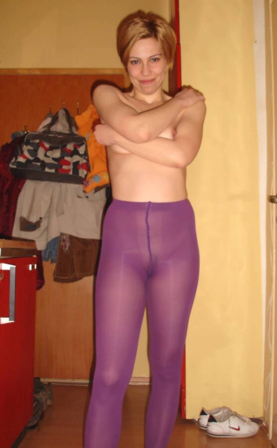 Free porn pics of I love purple hose 22 of 24 pics