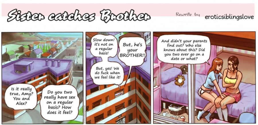 Free porn pics of Sister catches Brother (Comics) (Rewrite) 1 of 20 pics