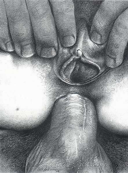 Free porn pics of Erotic Art - Black & White Drawings 4 of 15 pics