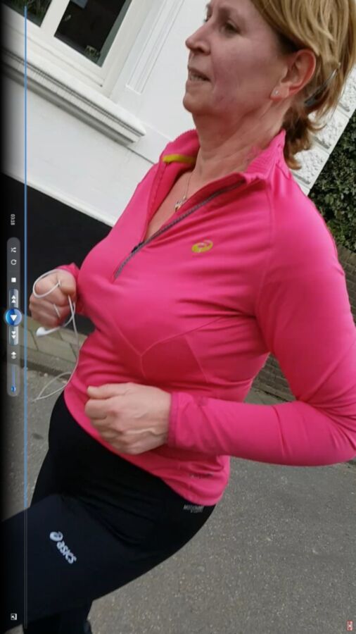 Free porn pics of Candid Jogging street BUSTY 9 of 12 pics