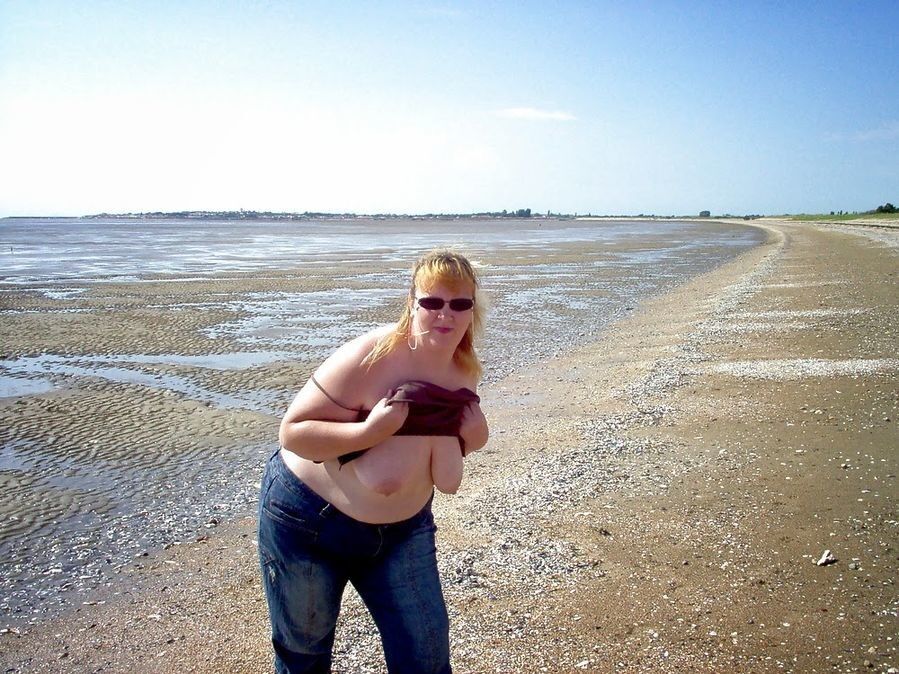 Free porn pics of French BBW Whore at the beach 11 of 66 pics