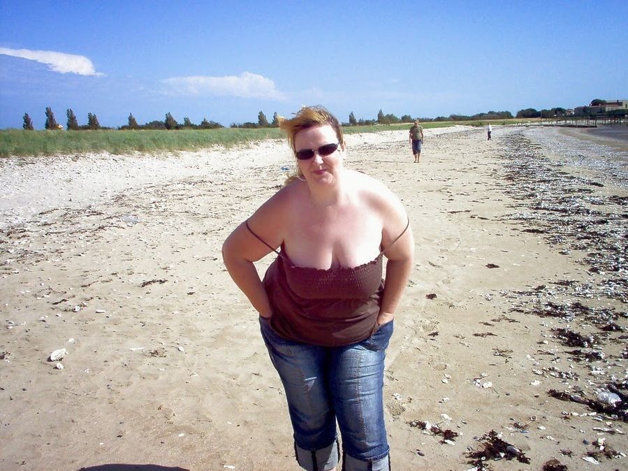Free porn pics of French BBW Whore at the beach 10 of 66 pics