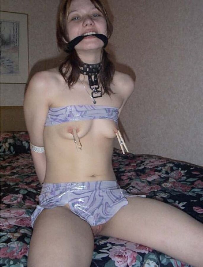 Free porn pics of Tiny Titted Girls Tied and Bound 1 of 10 pics