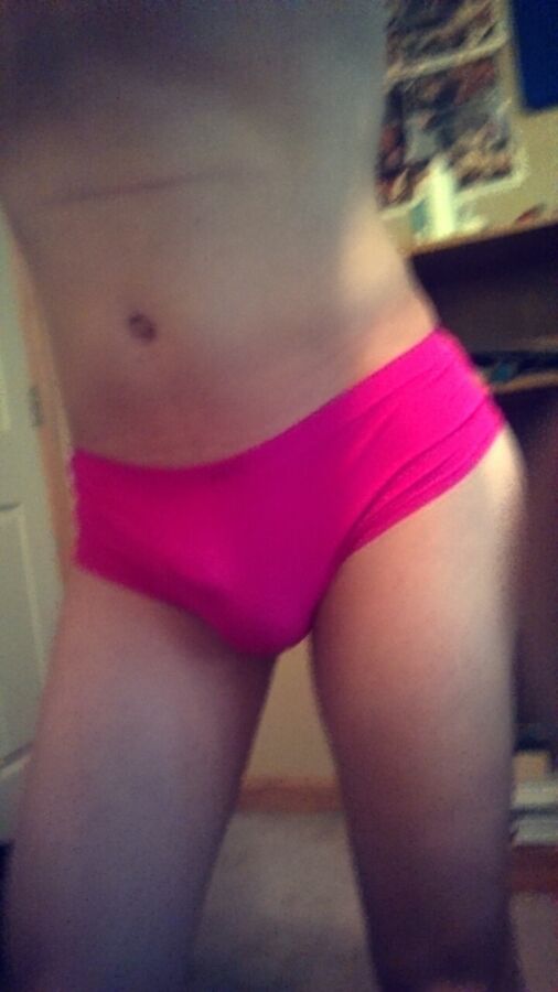 Free porn pics of Sissy teen in panties 1 of 5 pics