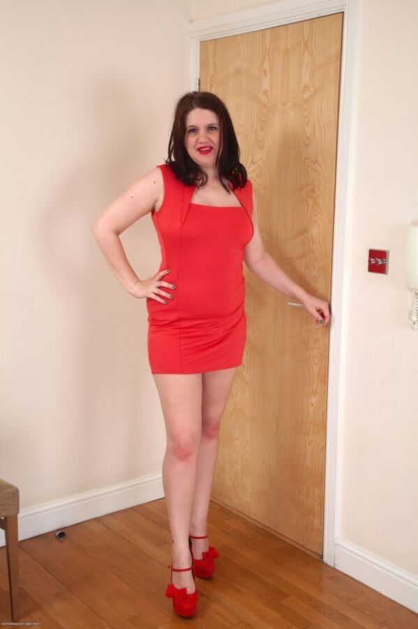 Free porn pics of Kayleigh - Red dress and heels 3 of 268 pics
